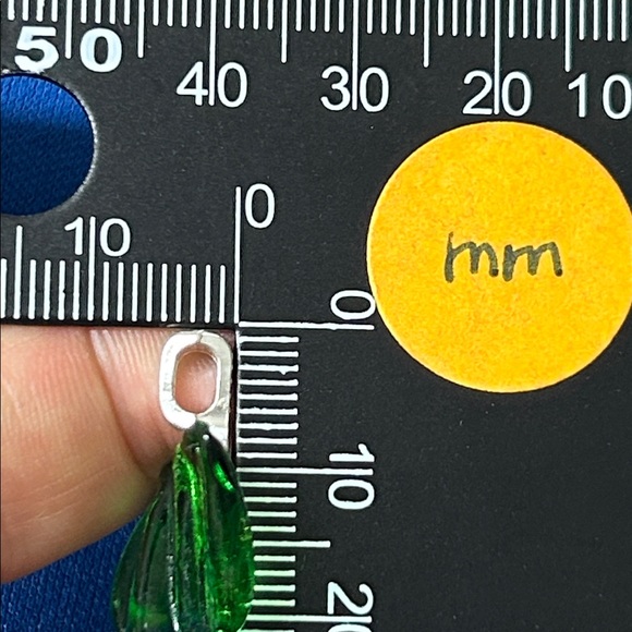 🖤Venetian Murano glass Candy 🍬 Pendant - green blue - Picture 9 of 11